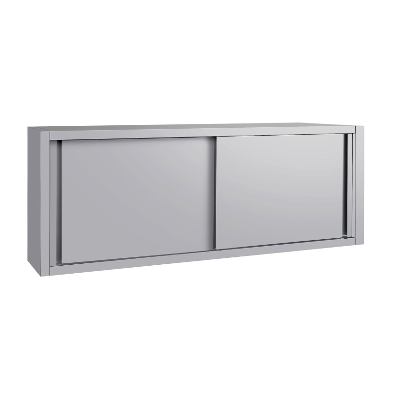 Armoire Murale Inox Avec Portes Coulissantes 1600 x 450 x 605 mm