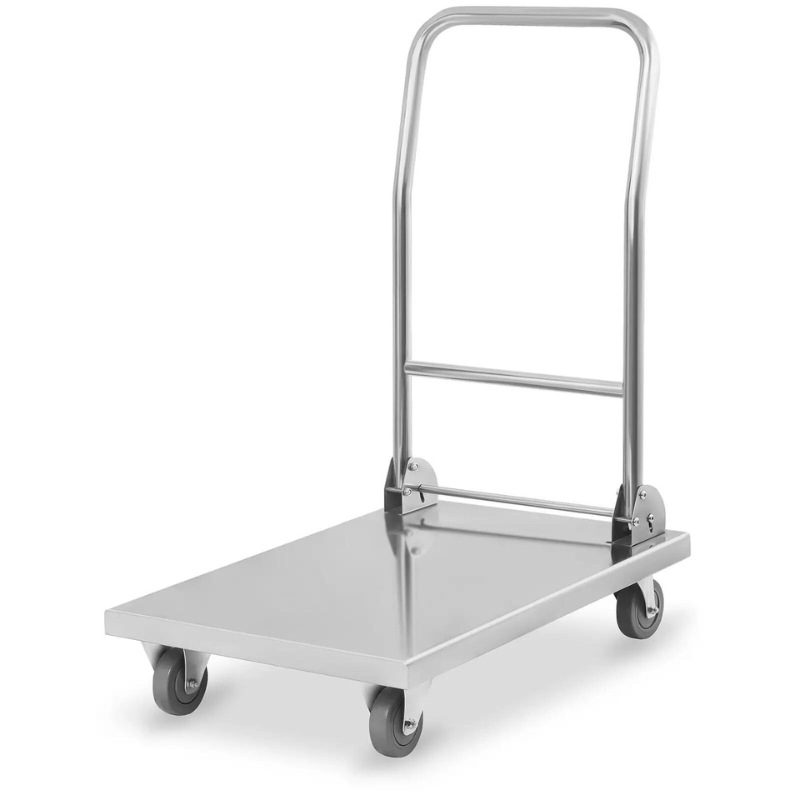 Chariot de Transport Pliable en acier inoxydable