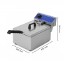 Friteuse électrique professionnelle 11 Litres