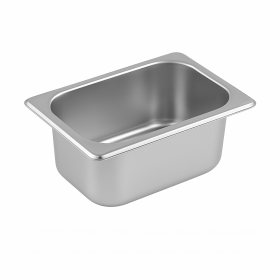 Bac inox GN 1/4 x 100mm