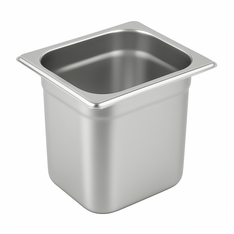 Bac inox GN 1/6 x 100mm