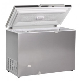 Congélateur pro coffre aspect inox