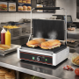 Grill panini électrique professionnel strié