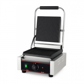 Grill panini professionnel strié