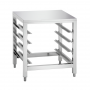 Soubassement pour four GN1/1 et 600x400 - Plateau 700 x 720 mm