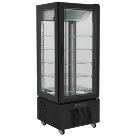 Vitrine réfrigérée négative 4 faces vitrées 390 litres - Congélateur