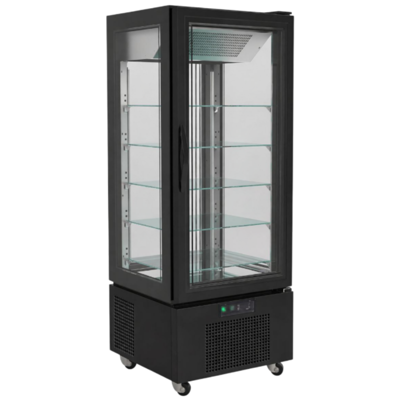 Vitrine réfrigérée négative 4 faces vitrées 390 litres - Congélateur