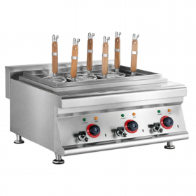 Cuiseur à Pâtes électrique Professionnel - 6 Paniers - 6 kW