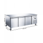 Desserte de congélation centrale 3 portes GN 1/1 tout inox