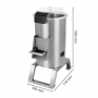 Éplucheuse professionnelle 15 kg - 395 x 710 x 1035 mm