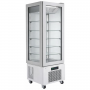Vitrine négative 4 faces vitrées 475 litres blanche - Congélateur