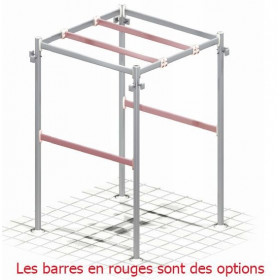 Portique en aluminium 900x2700