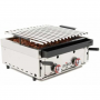 Grill pierre de lave Arilex avec grille rainurée en acier inoxydable Arilex