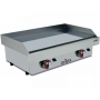 Plancha gaz Arilex avec plaque lisse en CHROME DUR 15mm