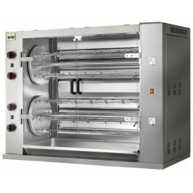 Rôtissoire planétaires multi-rotative à Gaz MCM 8 Broches MR