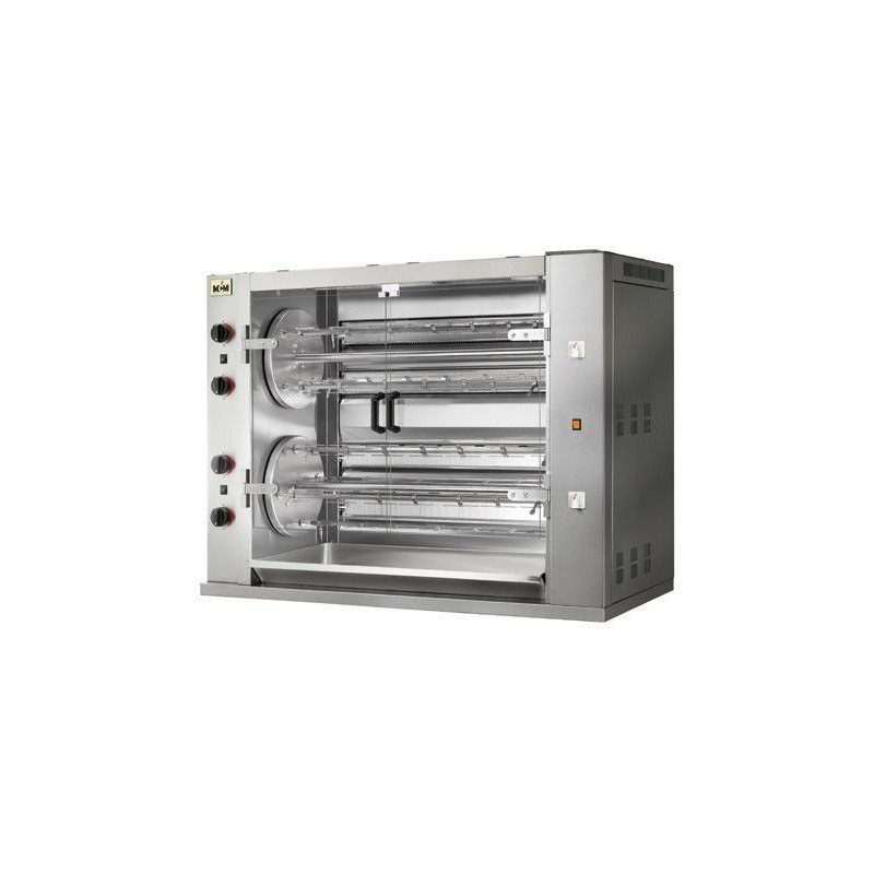 Rôtissoire planétaires multi-rotative à Gaz MCM 8 Broches MR