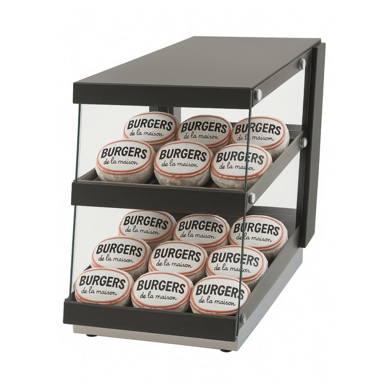 Passe-Burger chauffant- 2 niveaux