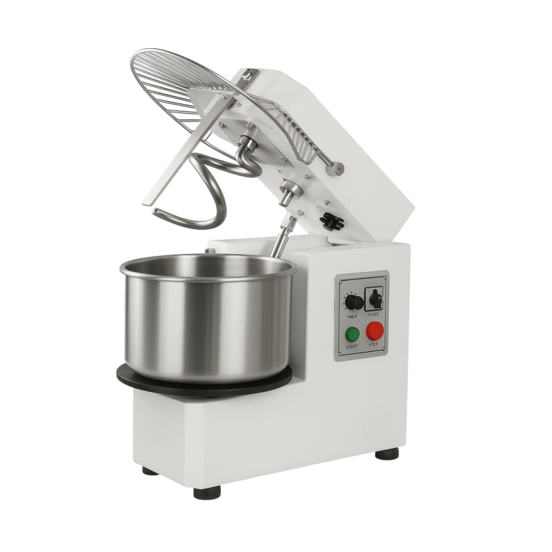 Pétrin à pâte professionnel 1 vitesse avec tête relevable 30 litres Monophasé