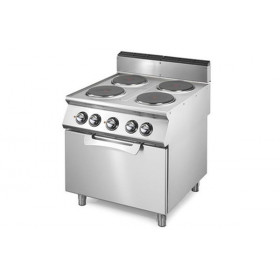 Fourneau électrique professionnel sur four électrique statique Virtus 700