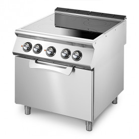 Plaque vitrocéramique 4 feux sur four électrique Virtus 700