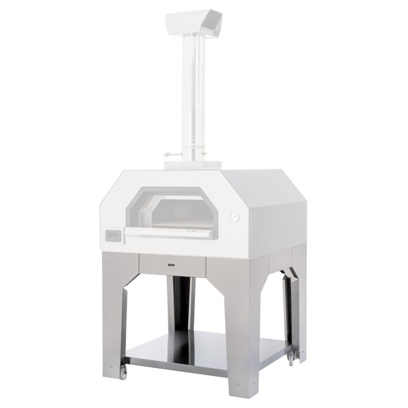 Support de four à pizzaTITAN Wood Prismafood sans roulette
