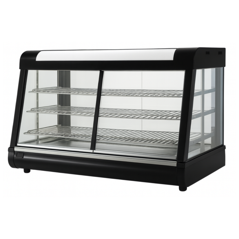 Vitrine Chauffante Professionnelle 3 Niveaux – 1800W