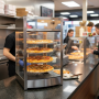 Vitrine chauffante - tournante pour Pizzas