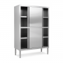 Armoire de rangement inox avec portes coulissantes – 1500 x 500 x 1800 mm