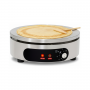 Crêpière Ronde Professionnelle Électrique 3000W – Plaque Fonte 40 cm