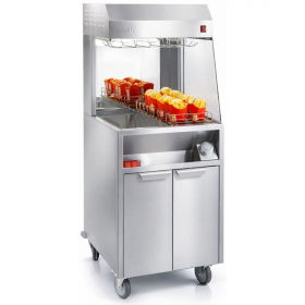 Poste de salage pour frites 9 rangs Casselin - Salage frites