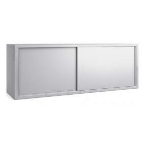 Placard à suspendre inox portes coulissantes 1600 x 400 x 600 mm - modèle déclassé suite choc