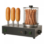 Chauffe hot dog électrique 3 plots