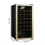 Cave à Vin de Service - 22 Bouteilles - Cadre Inox