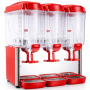 Distributeur de jus réfrigéré professionnel 3 x 18 Litres