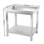 Table inox professionnelle Centrale - 600 x 600 mm