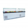 Vitrine saladette / bain marie linéaire à composer sur commande