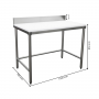 Table de découpe adossé 1500 x 700 mm