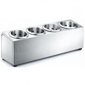 Porte couverts inox 4 compartiments