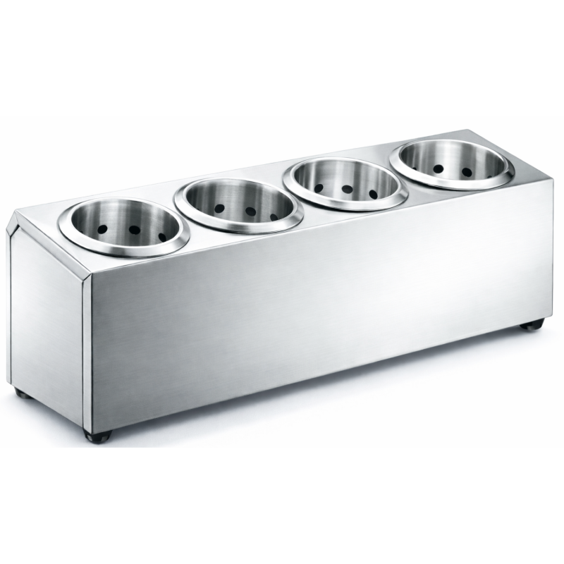 Porte couverts inox 4 compartiments