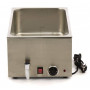 Bain-marie électrique avec robinet de vidange