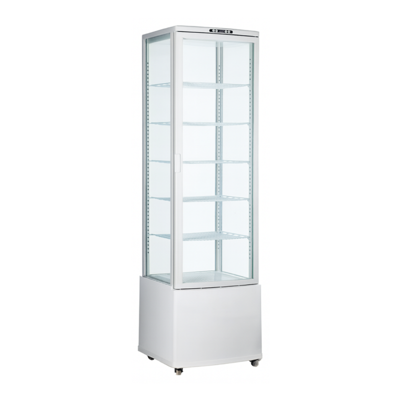 Vitrine réfrigérée panoramique 280 Litres