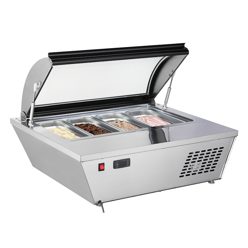 Vitrine à glace à poser 67L