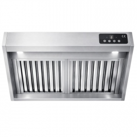 Hotte murale Mistral pro 1000 x 900 avec moteur, LED et variateur