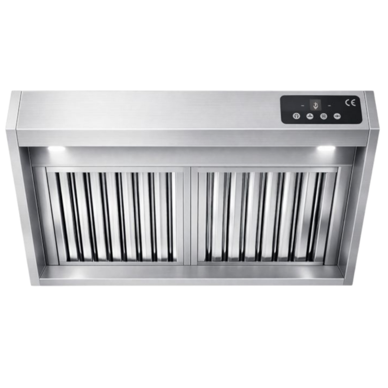 Hotte murale Mistral pro 1000 x 900 avec moteur, LED et variateur