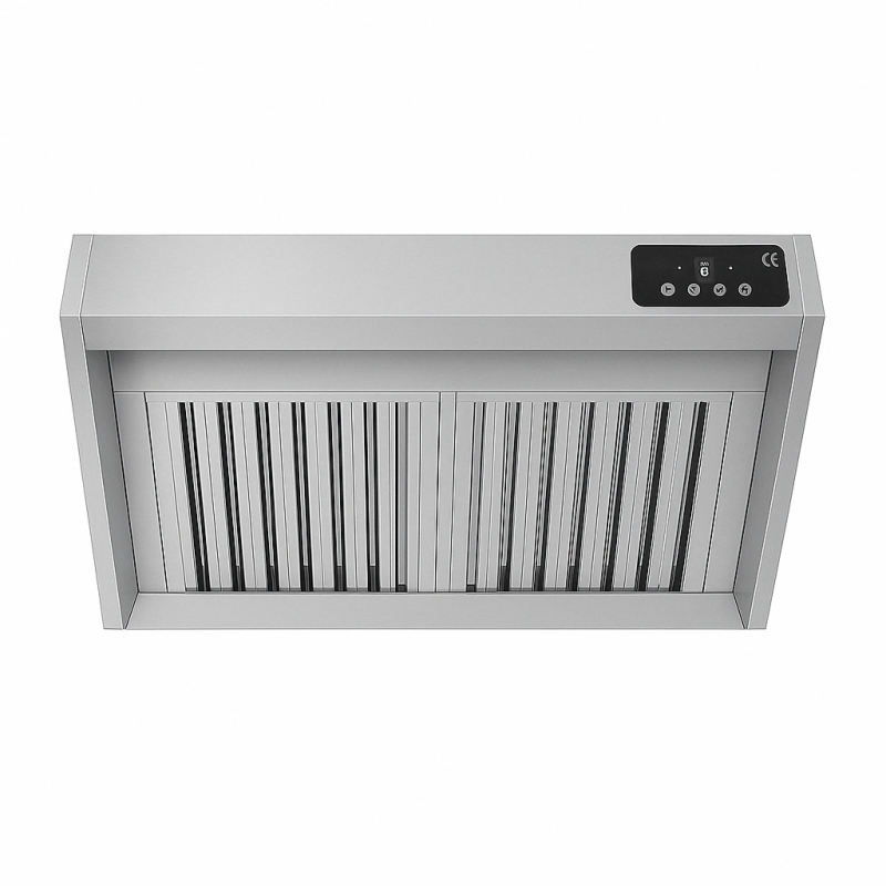 Hotte murale Mistral pro 1200 x 900 avec moteur, LED et variateur