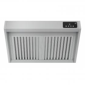 Hotte murale Mistral pro 1400 x 900 avec moteur, LED et variateur