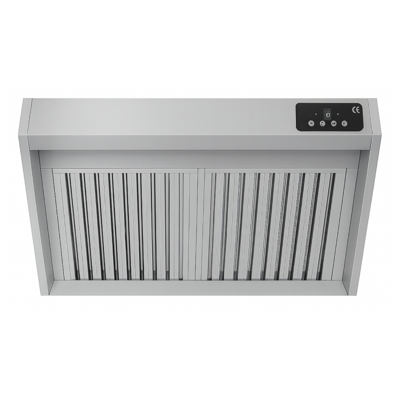 Hotte murale Mistral pro 1400 x 900 avec moteur, LED et variateur