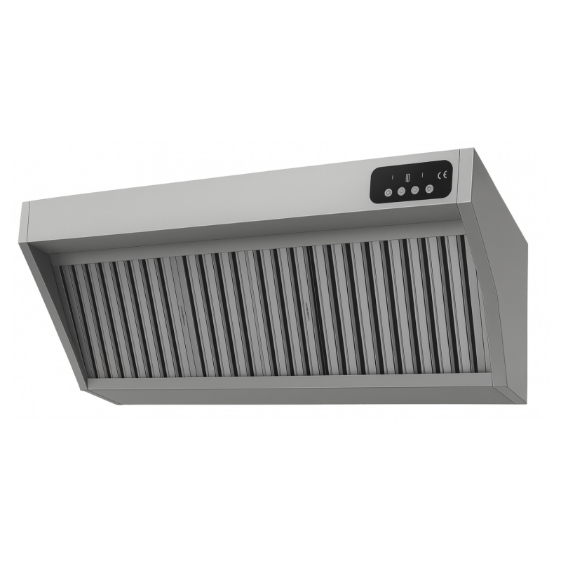 Hotte murale Mistral pro 2500 x 900 avec moteur, LED et variateur