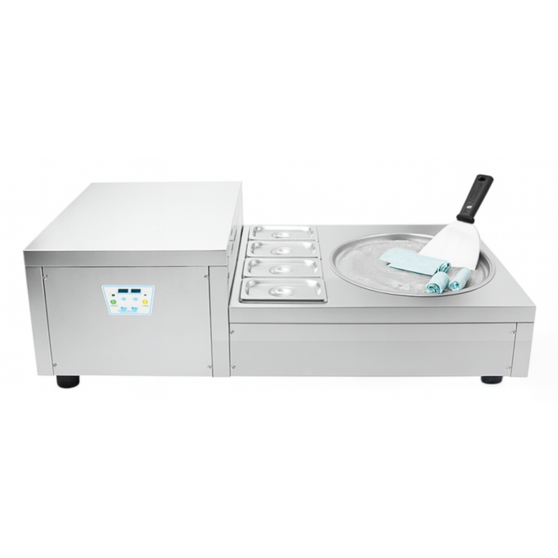 Ice roll à poser - Plaque ronde avec bacs