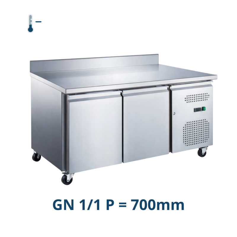 Desserte réfrigérée négative 2 portes GN1/1